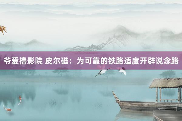 爷爱撸影院 皮尔磁：为可靠的铁路适度开辟说念路