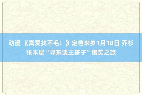 动漫 《真爱找不毛!》定档来岁1月18日 乔杉张本煜“寻东谈主搭子”爆笑之旅